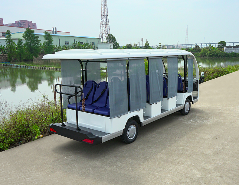 14座公交車座椅電動觀光車高爾夫球車酒店景區樓盤物業度假村接待車看房車四輪電瓶車8座11座14座觀光車(圖5)